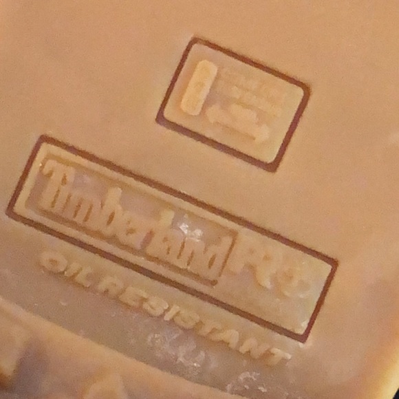 TIMBERLAND PRO Wheat Genuine Leather Premium Waterproof Hiking Boots 6” Sz 12 - Picture 7 of 13